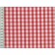 Vichy rouge 7 mm dans Tissus Carreaux par Couture et Cie