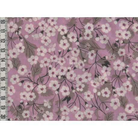 Tissu Liberty Mitsi parme, x10 cm dans Batistes Tana Lawn par Couture et Cie