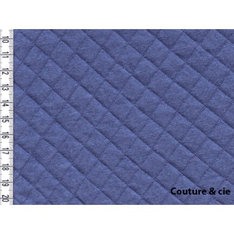 Jersey matelassé bleu dans FRANCE DUVAL STALLA par Couture et Cie