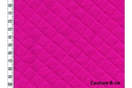 Jersey matelassé rose fushia, x10cm dans FRANCE DUVAL STALLA par Couture et Cie