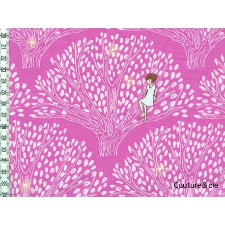 Tissu Tree lights rose dans MICHAEL MILLER par Couture et Cie