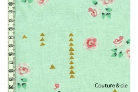 Tissu Rosemilk vert menthe dans MICHAEL MILLER par Couture et Cie