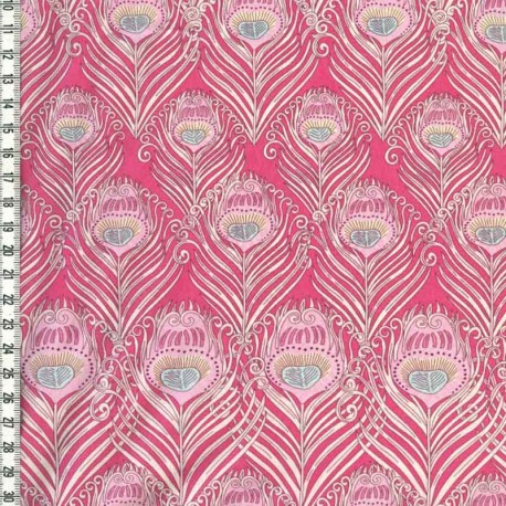 Tissu Liberty Caesar rose, x10cm dans Batistes Tana Lawn par Couture et Cie
