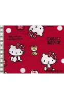 Tissu Hello Kitty bear rouge dans Kiyohara par Couture et Cie
