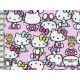 Tissu Hello Kitty rose, x10cm dans Kiyohara par Couture et Cie