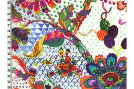 Tissu Liberty Grand Bazaar, coupon 128*137cm dans Batistes Tana Lawn par Couture et Cie