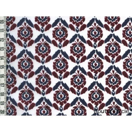 Tissu Liberty Beyoglu bleu, x10cm dans Batistes Tana Lawn par Couture et Cie
