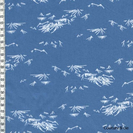 Tissu AGF Growth Pond bleu, collection Bound dans ART GALLERY FABRICS par Couture et Cie