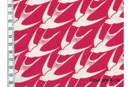 Cotton + Steel Bird rouge dans COTTON + STEEL par Couture et Cie