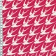 Tissu Cotton + Steel Bird rouge, x10cm dans COTTON + STEEL par Couture et Cie