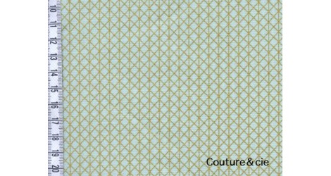 Cotton and Steel Basics Netorious vert et or, x10cm dans COTTON + STEEL par Couture et Cie