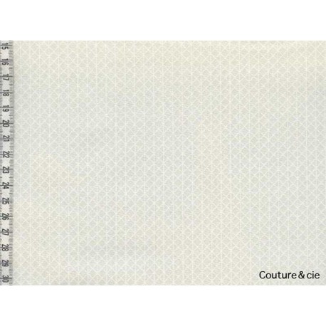Cotton + Steel Basic Netorious crème, x10cm dans Tissus Géométriques par Couture et Cie