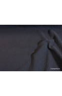 Double gaze gaufrée noir, x10cm dans Double gaze par Couture et Cie