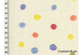 Tissu double gaze Nani Iro Colorfulpocho, x10cm dans Nani Iro par Couture et Cie