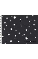 Tissu Poussière d'étoiles gris anthracite, x10cm dans LINNAMORATA par Couture et Cie
