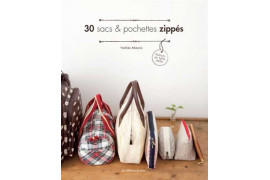 30 sacs et pochettes zippés dans Livres et Patrons par Couture et Cie