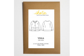 Patron couture Ikatee gilet maille Vega dans Patrons Ikatee par Couture et Cie