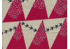 Tissu Echino coton lin Hill rouge dans TISSUS JAPONAIS par Couture et Cie