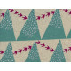 Tissu canvas Echino coton lin Hill aqua, x10cm dans TISSUS JAPONAIS par Couture et Cie