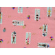 Tissu Rifle Paper Amalfi Corail Sun Girls x10cm dans COTTON + STEEL par Couture et Cie