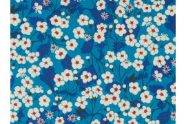 Tissu Liberty Mitsi bleu outremer x10cm