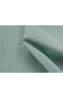 Tissu Lange en coton bio à carreaux faux uni menthe x10cm dans TISSUS BIOLOGIQUES par Couture et Cie