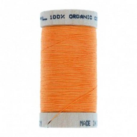 fil à coudre coton biologique orange 4804 dans Fils à coudre bio par Couture et Cie