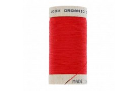 fil à coudre coton biologique rouge 4805