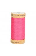 fil à coudre coton biologique rose fushia 4810