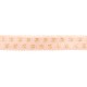 Elastique rose pois lurex doré 10mm, x10cm dans Accueil par Couture et Cie