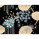 Tissu Echino Lush canvas noir, x10cm dans TISSUS JAPONAIS par Couture et Cie