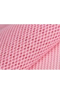 Tissu Filet coton bio rose bonbon, x10cm