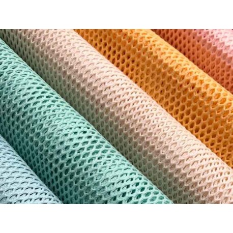 Tissu Filet coton bio menthe, x10cm dans TISSUS BIOLOGIQUES par Couture et Cie