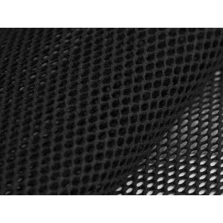 Tissu Filet Mesh coton bio noir, x10cm dans TISSUS BIOLOGIQUES par Couture et Cie