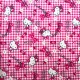 Tissu Hello Kitty cherry rose, x10cm dans Tissus Enfantins par Couture et Cie