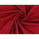 Tissu double gaze coton rouge grenat, x10cm dans Double gaze par Couture et Cie
