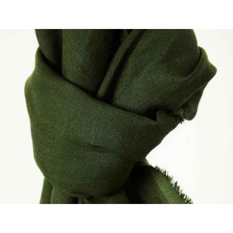 Lin Mind The Maker nisa softened linen vert kaki, x10cm dans Mind The Maker par Couture et Cie