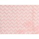 Tissu Minky Wave rose layette, x10cm dans Teddydou / Minky par Couture et Cie