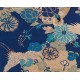 Tissu Japonais Kokka Japanese Modern grue bleu, x10cm dans TISSUS JAPONAIS par Couture et Cie