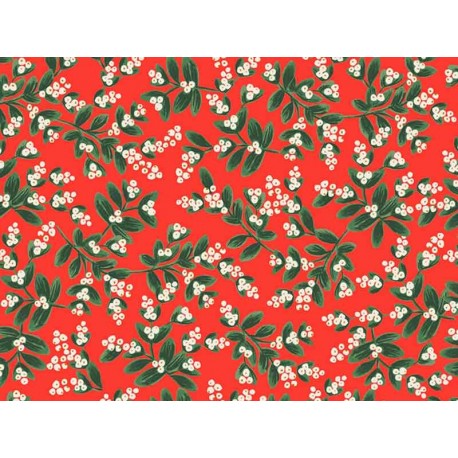 Tissu Rifle Paper Holiday Classics motif gui , x10cm dans Rifle Paper Co par Couture et Cie