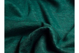 Tissu jersey lin bottle green Mind the Maker, x10cm dans Mind The Maker par Couture et Cie