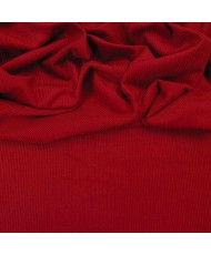 Tissu velours milleraies rouge peony, x10cm dans Accueil par Couture et Cie