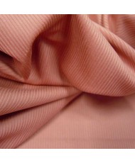 Tissu velours milleraies rose zephyr, x10cm dans Accueil par Couture et Cie