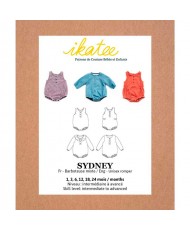 Patron couture bébé Ikatee barboteuse Sydney dans Accueil par Couture et Cie