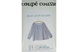 Blue Light Blouse dans Coupé Couzu par Couture et Cie