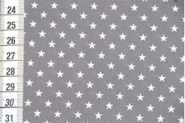 Batiste gris étoiles blanches, coupon 80x140cm dans FRANCE DUVAL STALLA par Couture et Cie