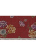 Tissu Japonais pivoine rouge dans TISSUS JAPONAIS par Couture et Cie