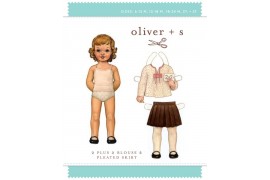 2 + 2 Blouse & Pleated skirt pattern dans Oliver S par Couture et Cie