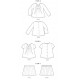 2 + 2 Blouse & Pleated skirt pattern dans Oliver S par Couture et Cie