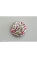 Petit Badge Liberty Eloise rose dans Badges 25 mm par Couture et Cie